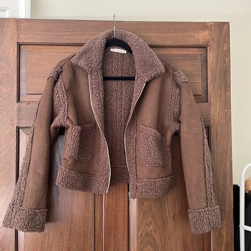 12th Tribe Fuzzy Moto Jacket